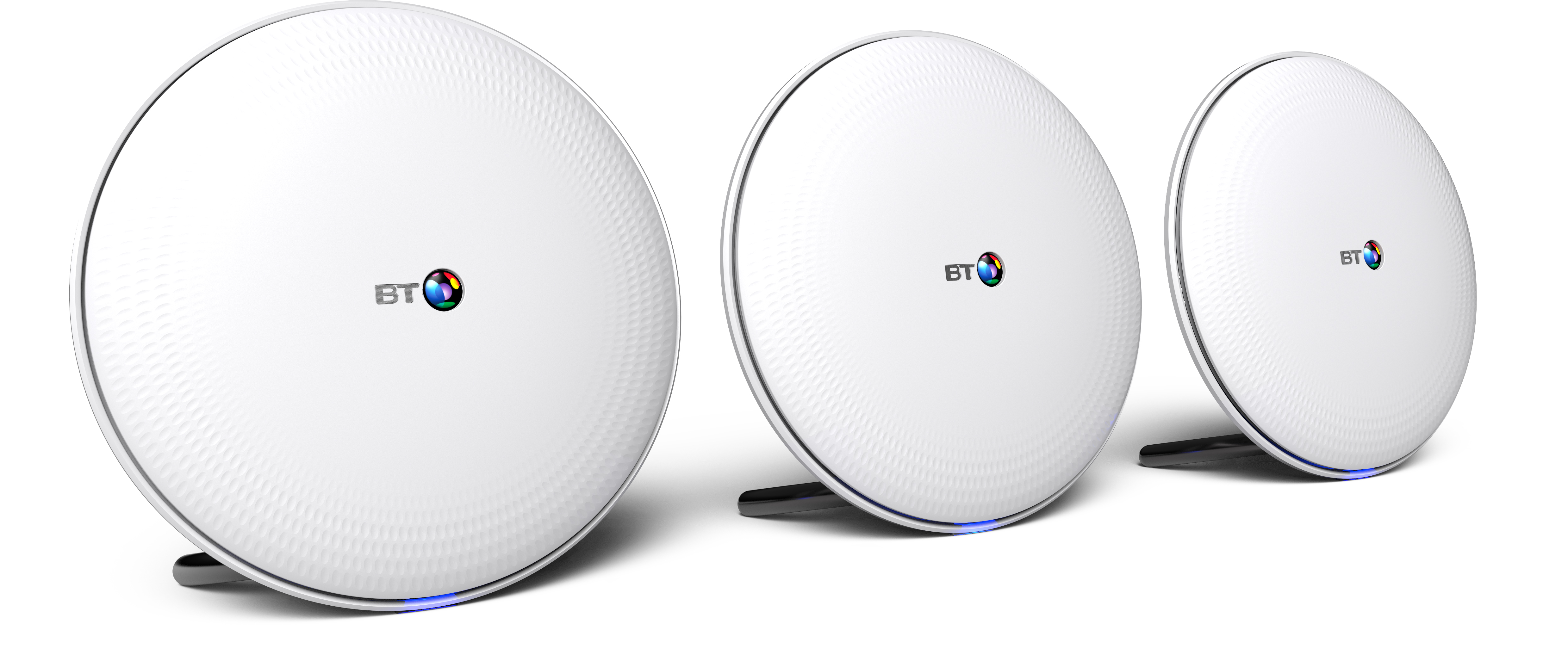 Three BT Whole Home Wi-Fi discs