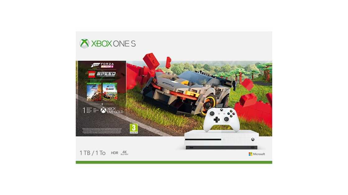 Xbox One S 1TB Disc Lego Forza Edition