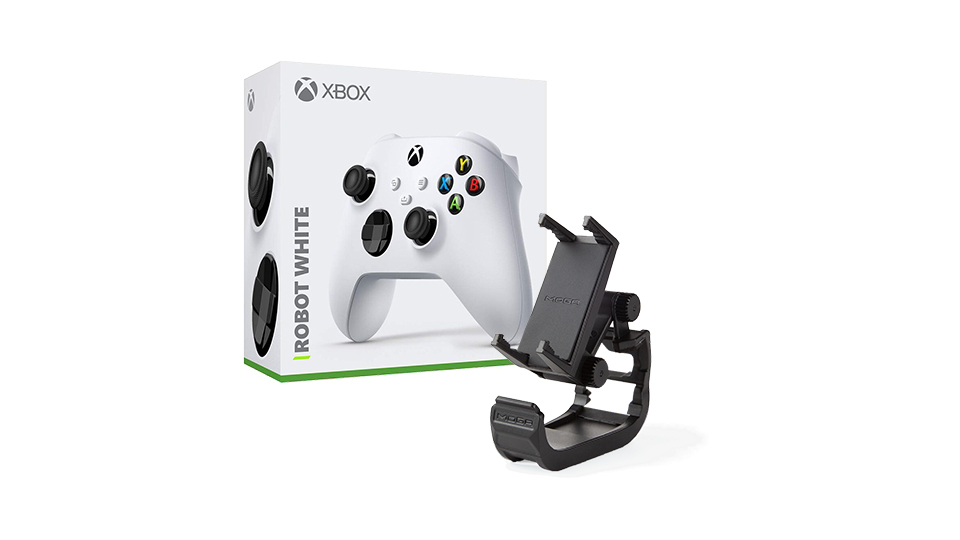 interior Mentor Numérico Xbox Series Contoller White + PowerA MOGA Mobile Gaming Clip | EE