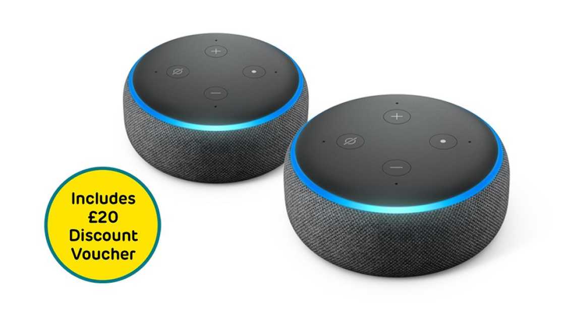Amazon Echo Dot (3rd Gen) Twin Pack