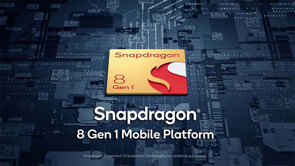 Snapdragon® 8 Gen 1 processor 