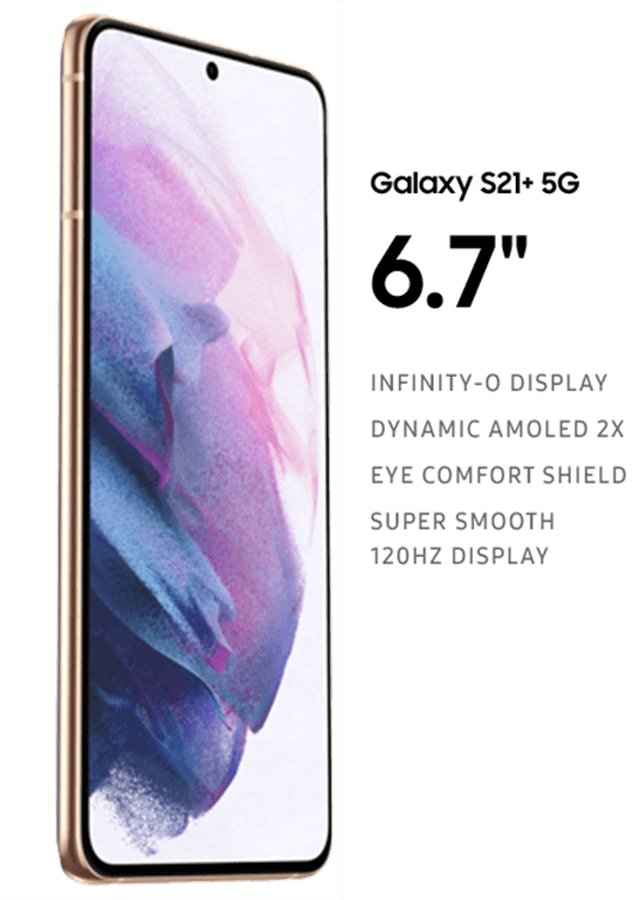 Samsung Galaxy S21 Plus 5G size
