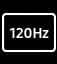 Icon showing 120hz 