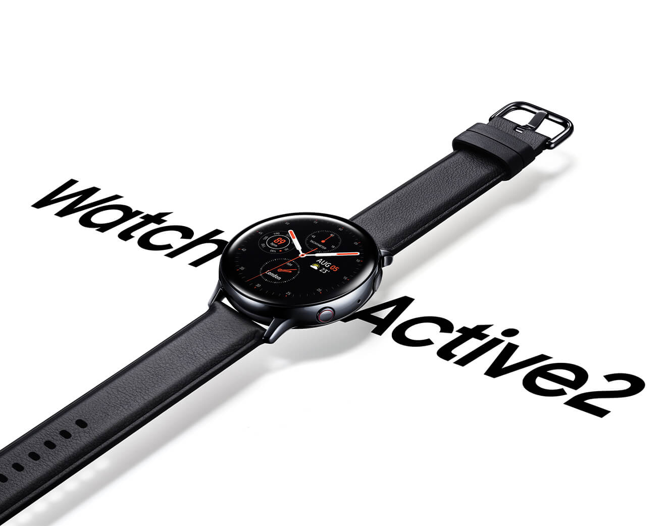 Galaxy Watch Active2 charging on Wireless Charger Duo