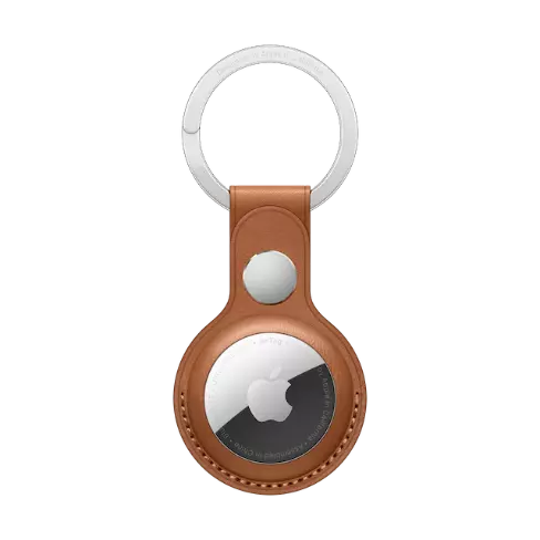 Apple AirTag with Leather Key Ring 