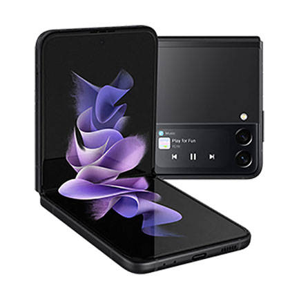 Samsung Galaxy Z Flip3 128GB Phantom Black - Good As New